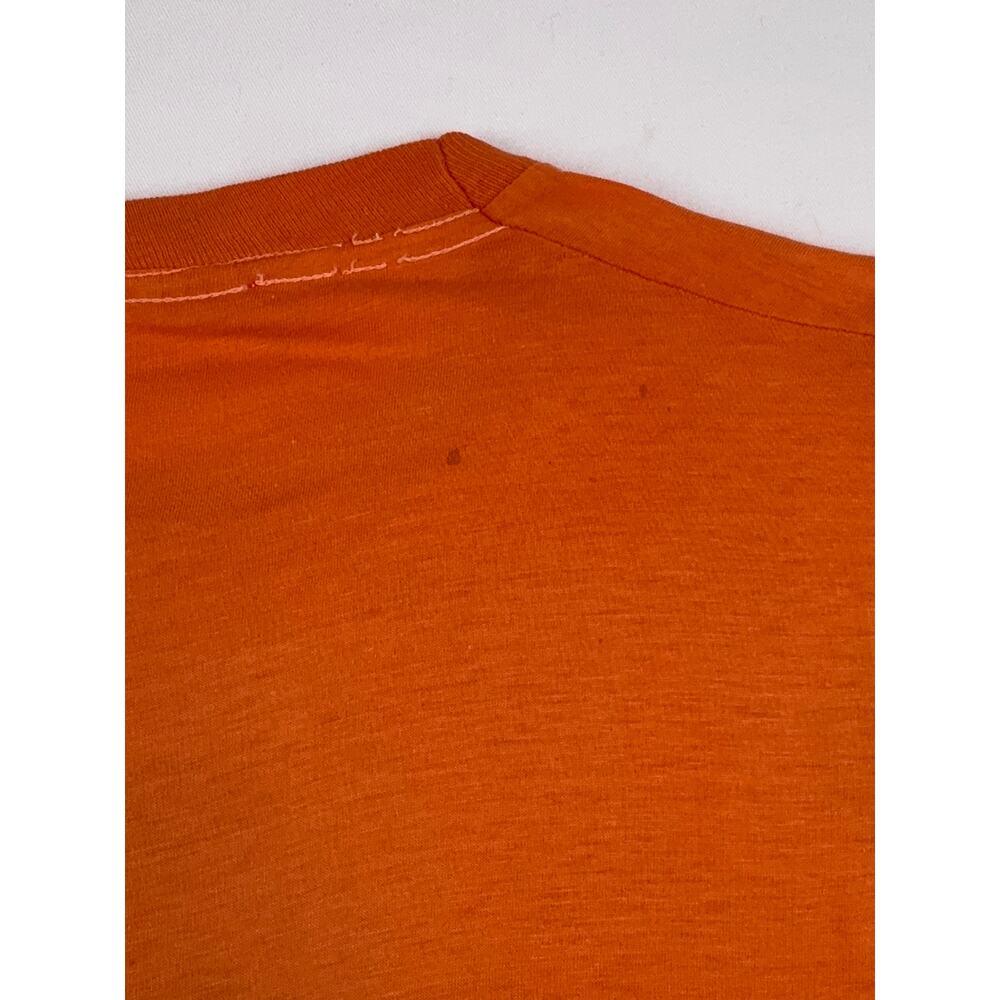 Vintage 1982 Pac-Man T-Shirt Youth Large 14-16 Orange Uniprints Single Stitch - Picture 11 of 15